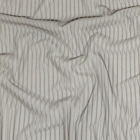 Embroidery Striped Tulle – Black and Gray – Elsinore Collection Embroidery Striped Tulle – Black and Gray – Elsinore Collection