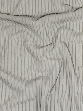 Embroidery Striped Tulle – Black and Gray – Elsinore Collection Embroidery Striped Tulle – Black and Gray – Elsinore Collection