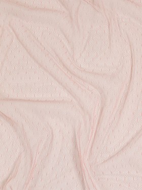 Point D’Esprit Tulle – Rose – Remi Collection Point D’Esprit Tulle – Rose – Remi Collection