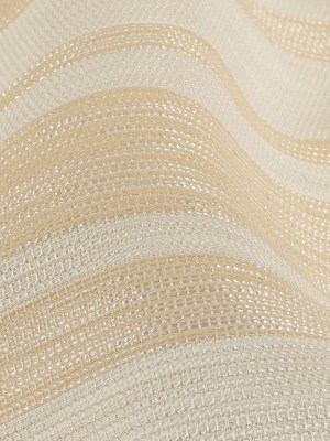 Pale Gold and Ivory Striped Polyester Woven Pale Gold and Ivory Striped Polyester Woven