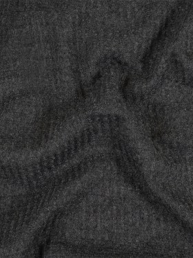 Charcoal Heathered Polyester Waffle Sweater Knit Charcoal Heathered Polyester Waffle Sweater Knit