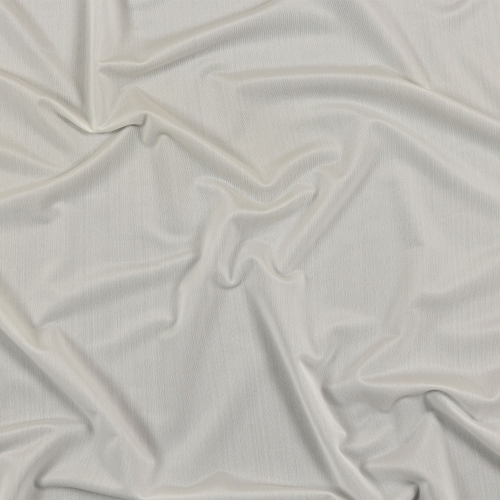 White Lightweight Stretch Polyester Tricot White Lightweight Stretch Polyester Tricot