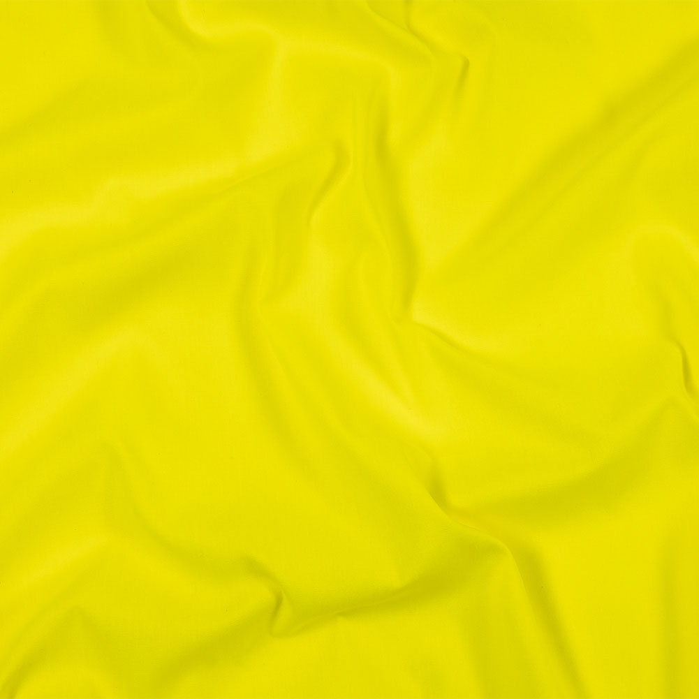 Hi-Vis Safety Yellow Polyester and Cotton Poplin Hi-Vis Safety Yellow Polyester and Cotton Poplin