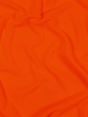 Hi-Vis Neon Orange Polyester Pique Knit Hi-Vis Neon Orange Polyester Pique Knit