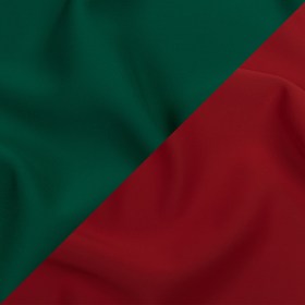 Double Faced Stretch Neoprene 3yd Bundle – Tango Red and Alpine Green – Wave Collection Double Faced Stretch Neoprene 3yd Bundle – Tango Red and Alpine Green – Wave Collection