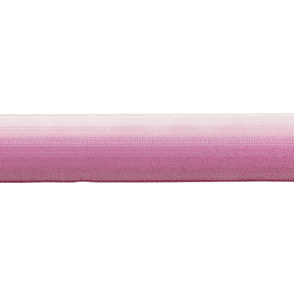 Purple and Pink Ombre Wire Edged Ribbon - 0.875"