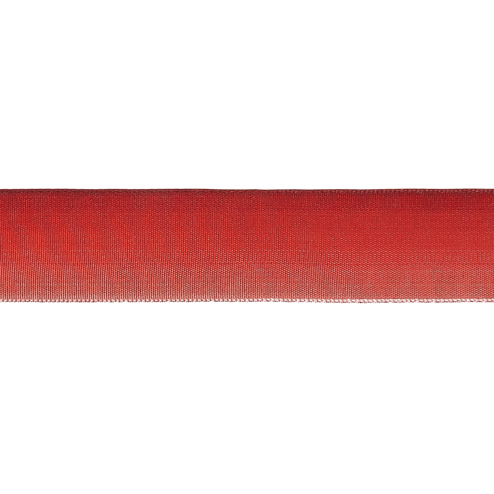Red Ombre Wire Edged Ribbon - 0.875"
