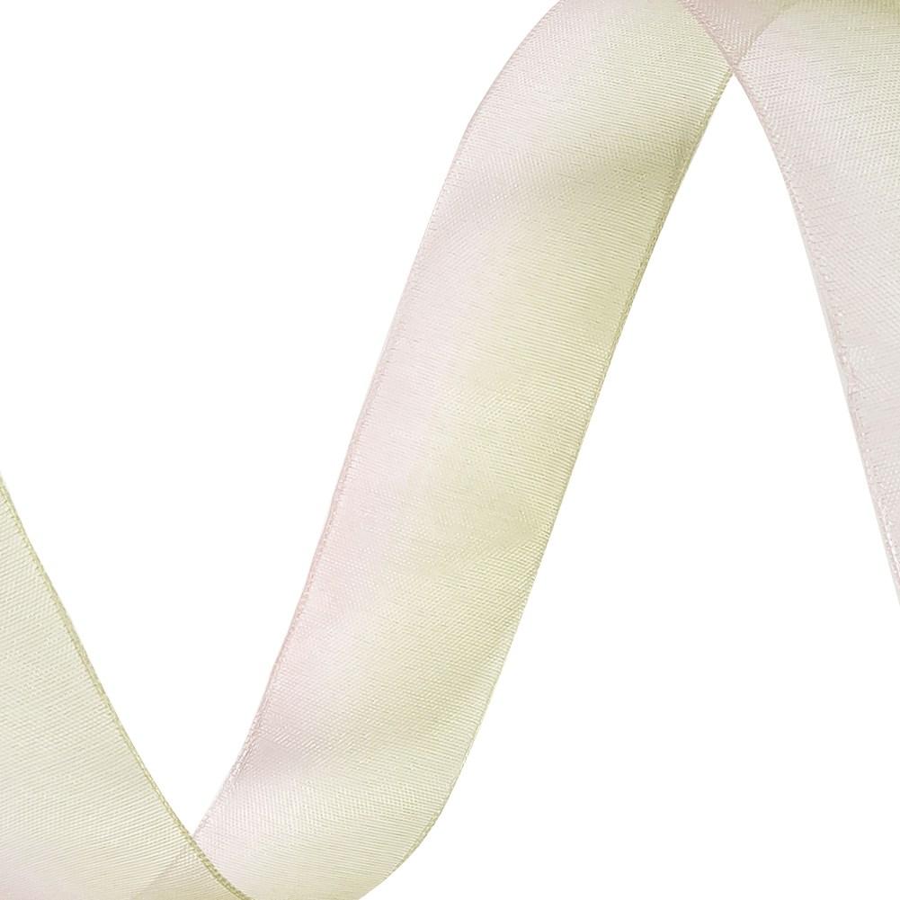 Sheer Green and Pink Ombre Ribbon – 0.875″ Sheer Green and Pink Ombre Ribbon – 0.875″