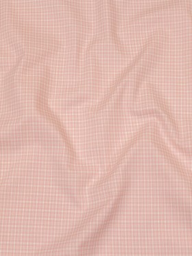 Pima Cotton Shirting – Pink and White Plaid Pima Cotton Shirting – Pink and White Plaid