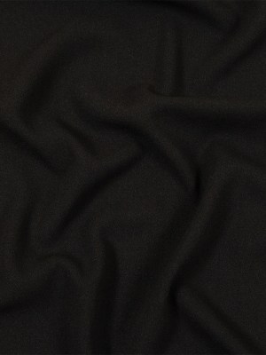 Black Polyester Crepe Black Polyester Crepe