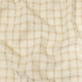 Rainy Day and Metallic Gold Plaid Polyester Boucle Rainy Day and Metallic Gold Plaid Polyester Boucle