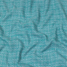 Teal, Sky Blue and Metallic Silver Polyester Tweed Teal, Sky Blue and Metallic Silver Polyester Tweed