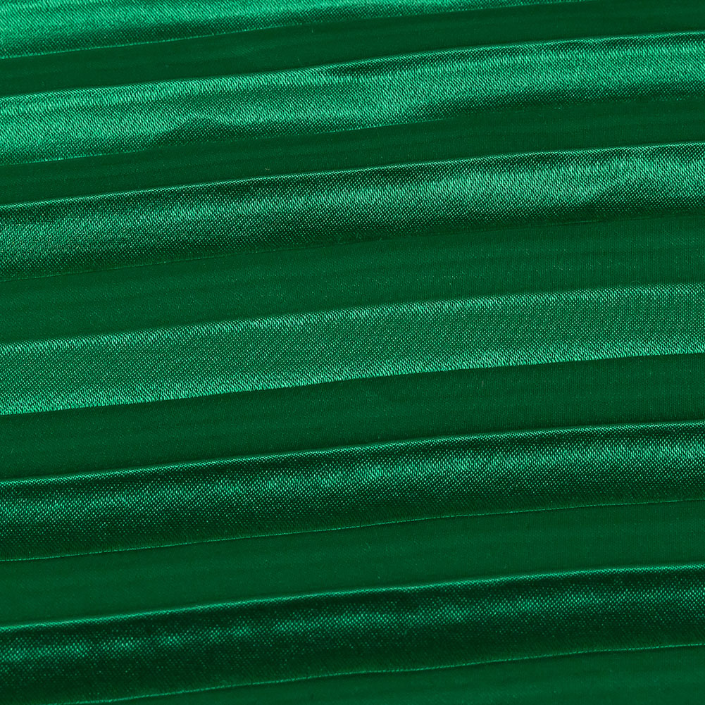 Pleated Stretch Satin – Grass Green – Andreas Collection Pleated Stretch Satin – Grass Green – Andreas Collection