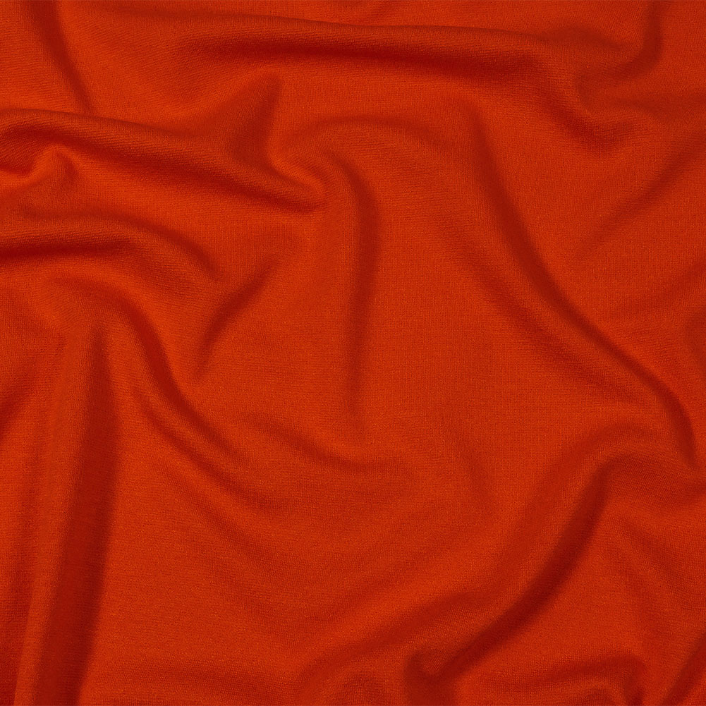 Orange Stretch Rayon Interlock Knit Orange Stretch Rayon Interlock Knit