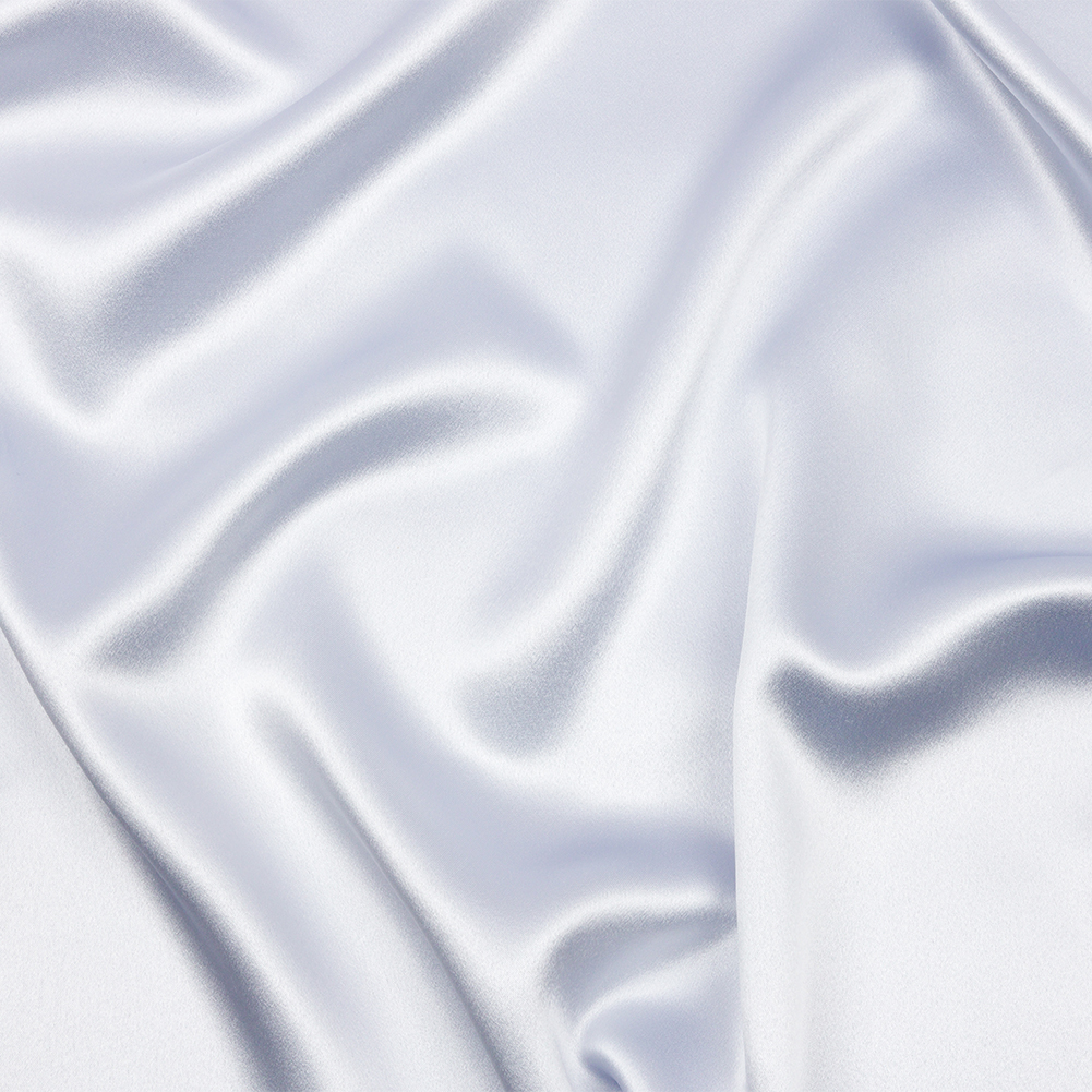 Pastel Blue Silk and Polyester Crepe Back Satin Pastel Blue Silk and Polyester Crepe Back Satin
