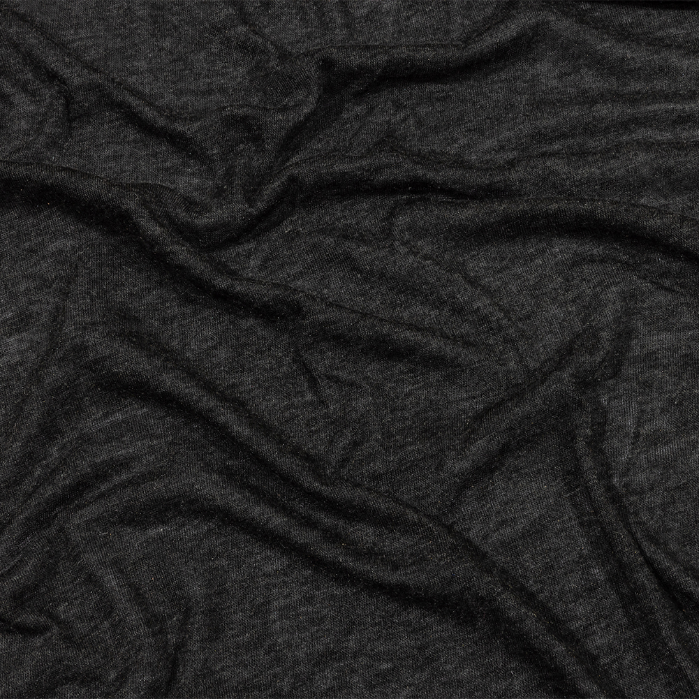 Heathered Charcoal Ultra Soft Stretch Rayon Jersey Heathered Charcoal Ultra Soft Stretch Rayon Jersey