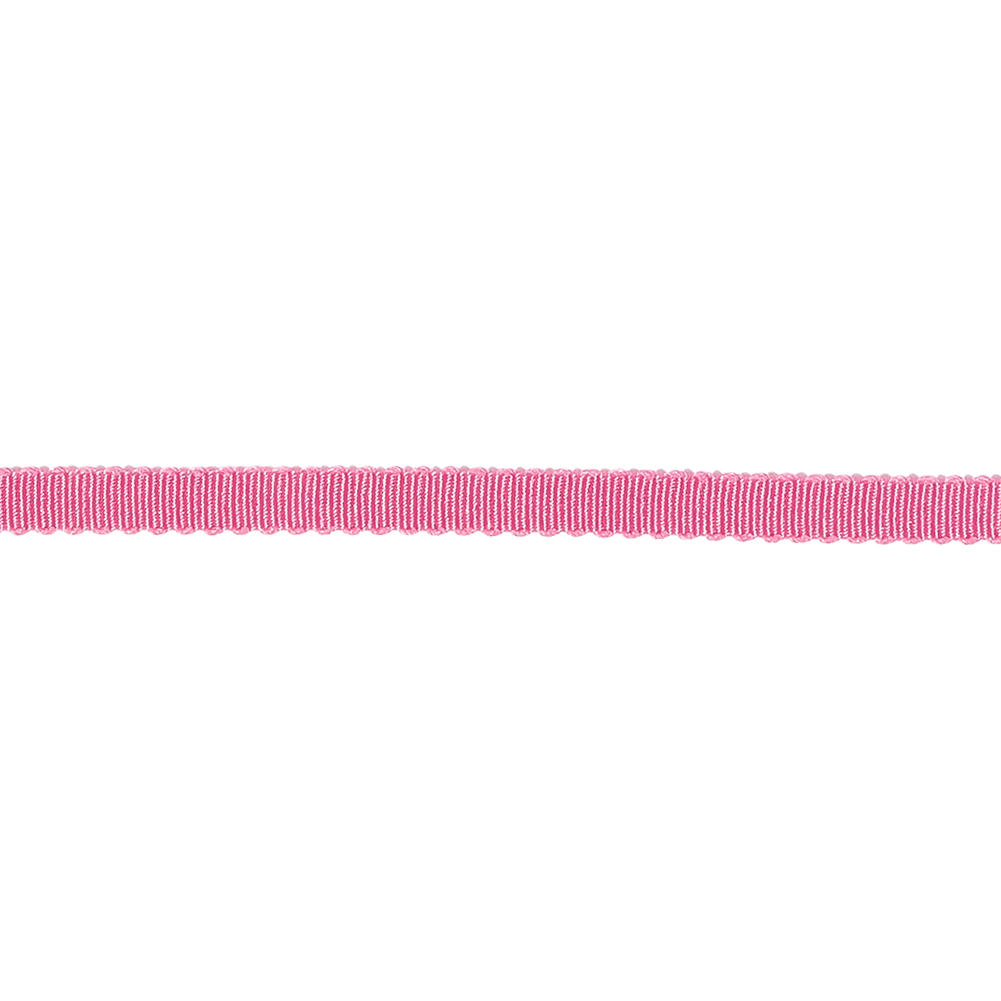 Medium Pink Recycled Polyester Petersham Grosgrain Ribbon - 4mm