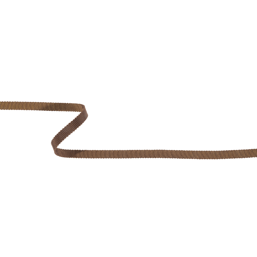 Brown Recycled Polyester Petersham Grosgrain Ribbon – 6mm Brown Recycled Polyester Petersham Grosgrain Ribbon – 6mm