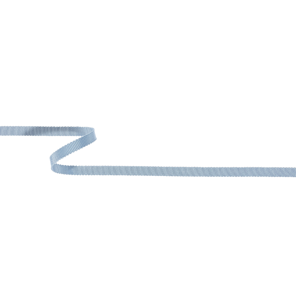 Dusty Blue Recycled Polyester Petersham Grosgrain Ribbon – 6mm Dusty Blue Recycled Polyester Petersham Grosgrain Ribbon – 6mm