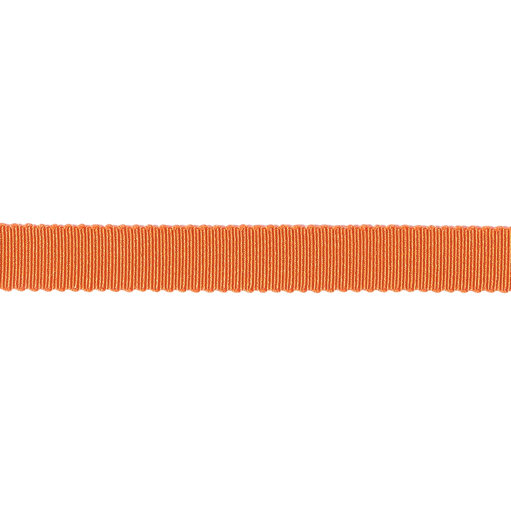 Red Orange Recycled Polyester Petersham Grosgrain Ribbon – 9mm Red Orange Recycled Polyester Petersham Grosgrain Ribbon – 9mm