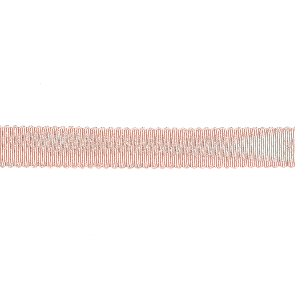 Misty Rose Recycled Polyester Petersham Grosgrain Ribbon - 9mm