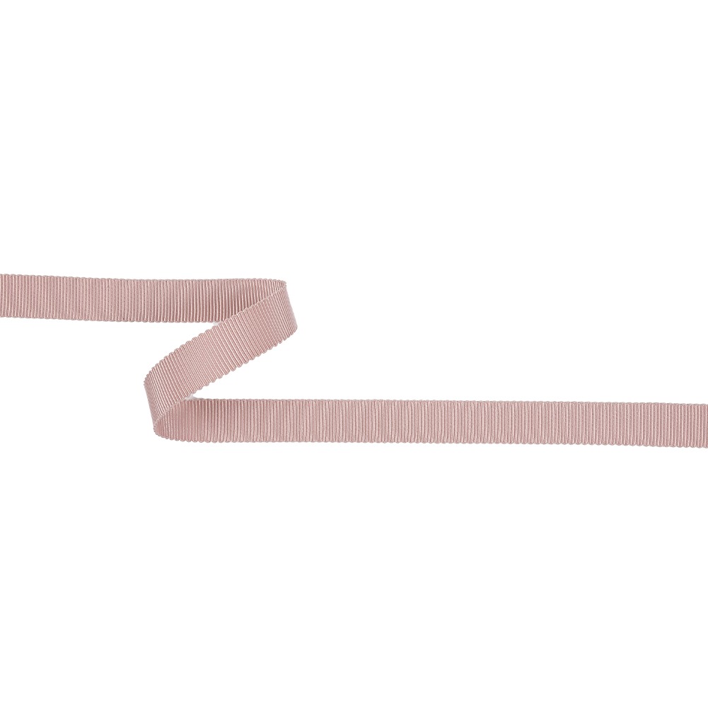 Misty Rose Recycled Polyester Petersham Grosgrain Ribbon – 12mm Misty Rose Recycled Polyester Petersham Grosgrain Ribbon – 12mm