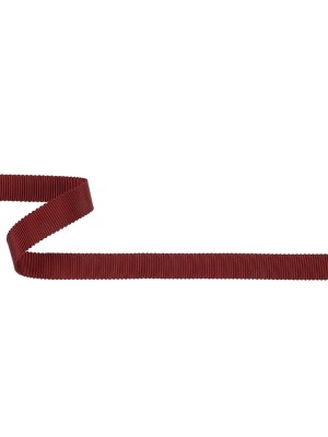 Burgundy Recycled Polyester Petersham Grosgrain Ribbon – 12mm Burgundy Recycled Polyester Petersham Grosgrain Ribbon – 12mm