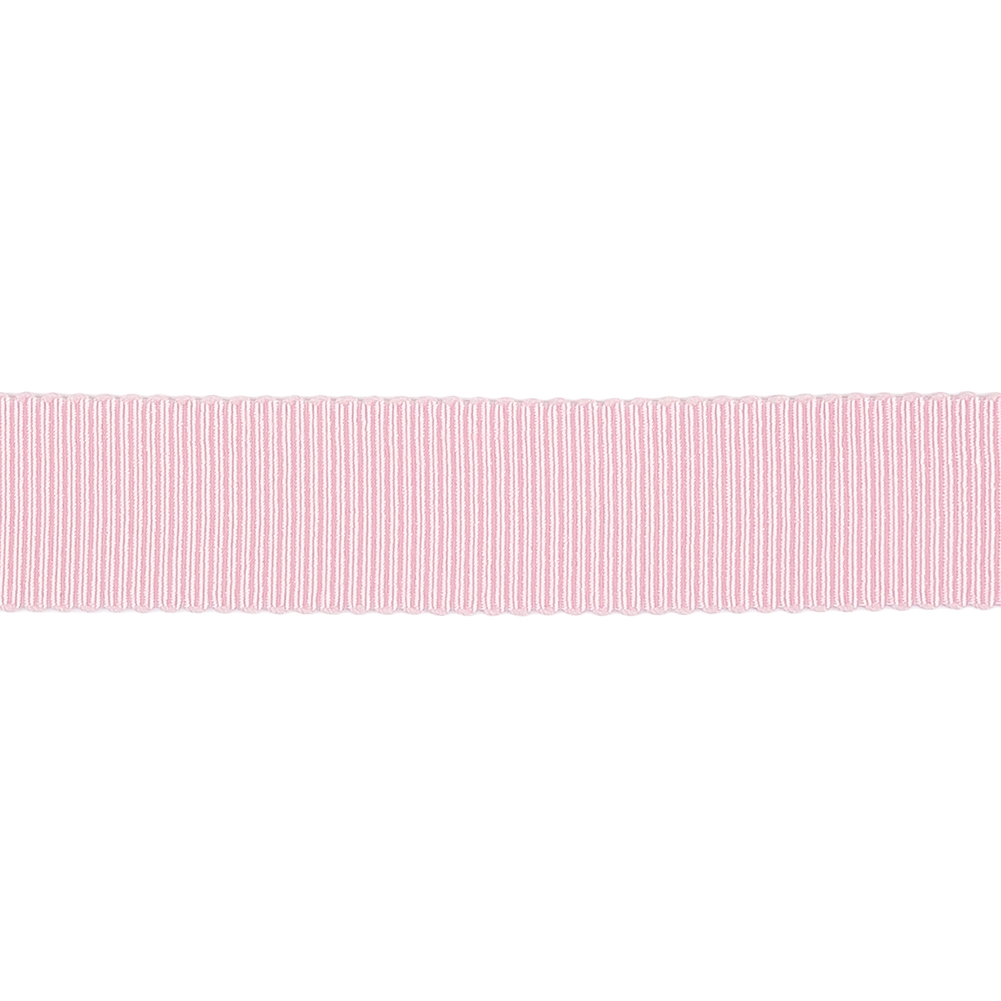 Light Pink Recycled Polyester Petersham Grosgrain Ribbon - 15mm