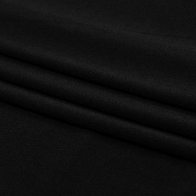Stretch Polyester Crepe Knit – Black – Arabesque Collection Stretch Polyester Crepe Knit – Black – Arabesque Collection
