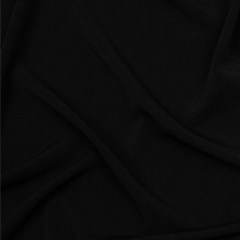 Stretch Polyester Crepe Knit – Black – Arabesque Collection Stretch Polyester Crepe Knit – Black – Arabesque Collection