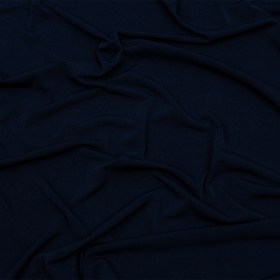 Stretch Polyester Crepe Knit – Navy – Arabesque Collection Stretch Polyester Crepe Knit – Navy – Arabesque Collection