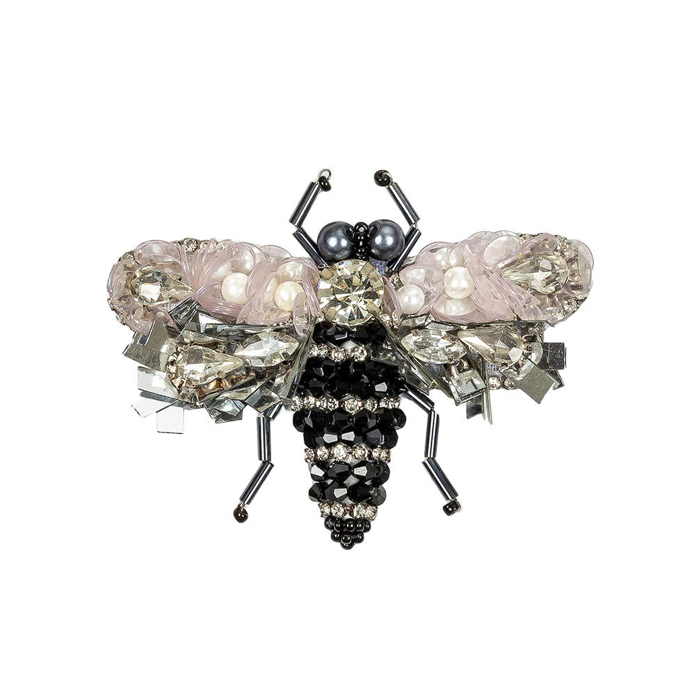 Mary’s Rose, Gunmetal and Black Fly Rhinestone, Sequins and Glass Beaded Applique – 2.25″ X 2.875″ Mary’s Rose, Gunmetal and Black Fly Rhinestone, Sequins and Glass Beaded Applique – 2.25″ X 2.875″