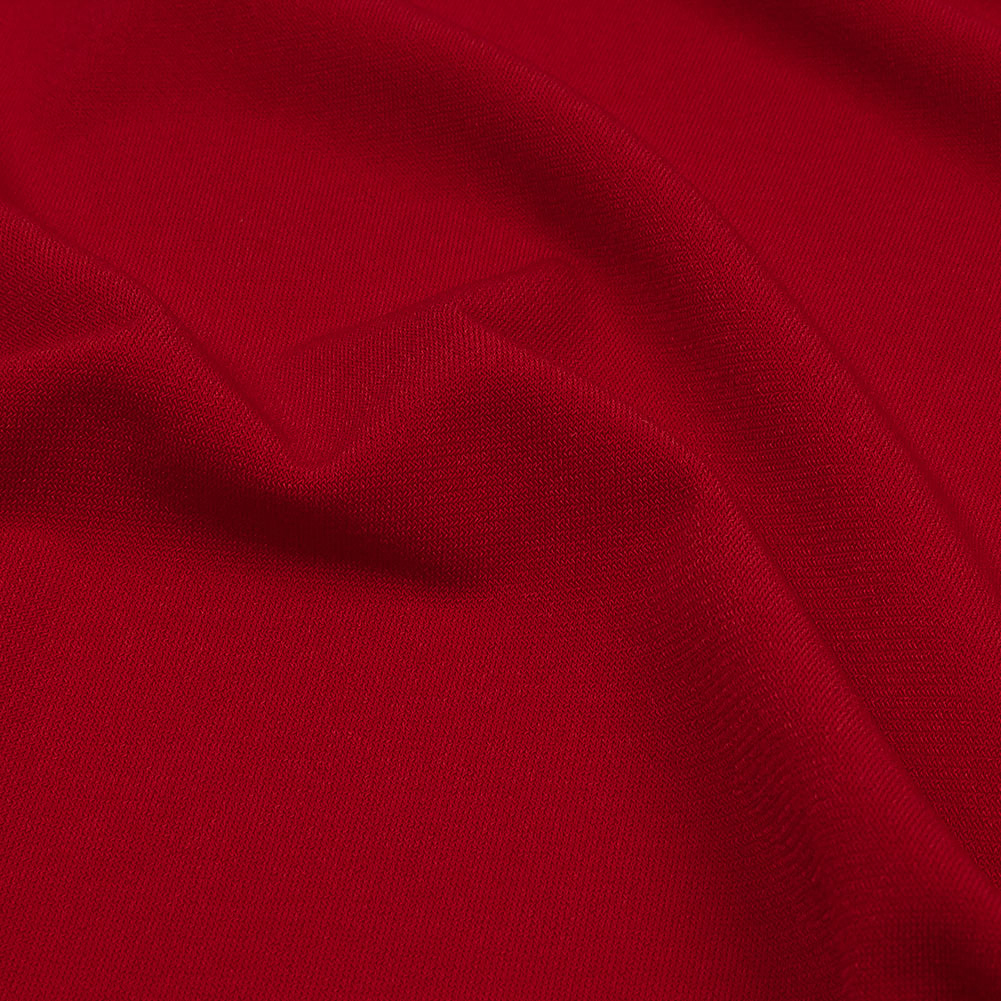Stretch Polyester ITY Jersey – Tango Red – Isadora Collection Stretch Polyester ITY Jersey – Tango Red – Isadora Collection