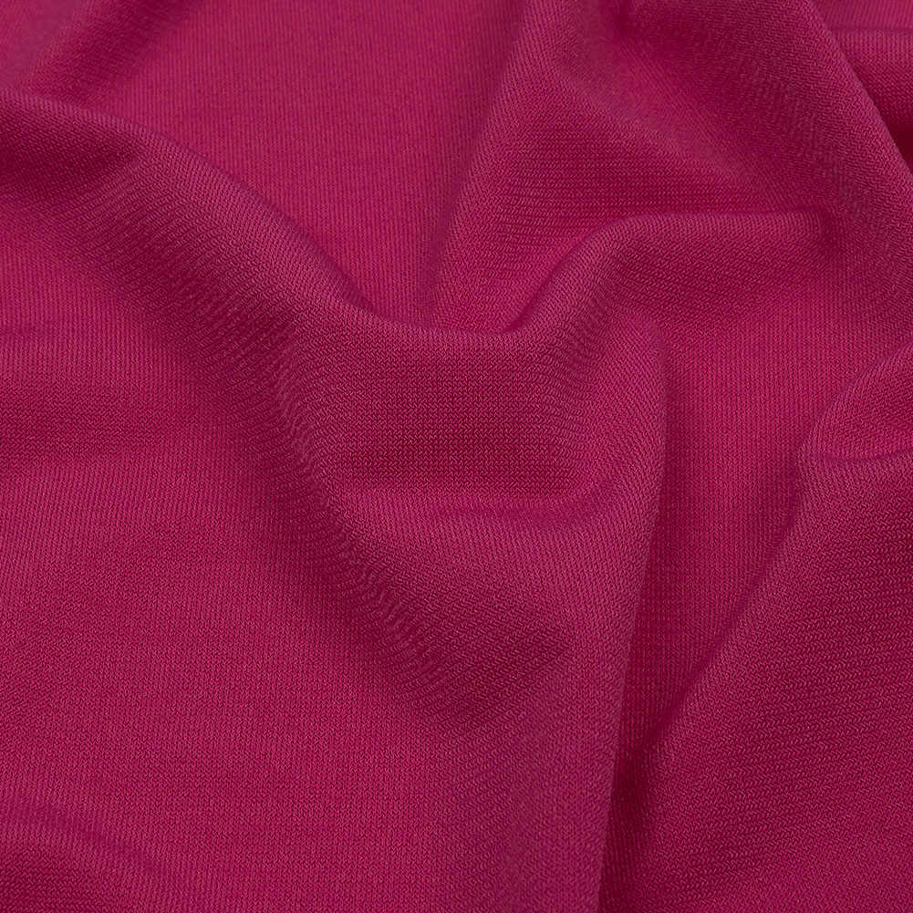 Stretch Polyester ITY Jersey – Fuchsia – Isadora Collection Stretch Polyester ITY Jersey – Fuchsia – Isadora Collection
