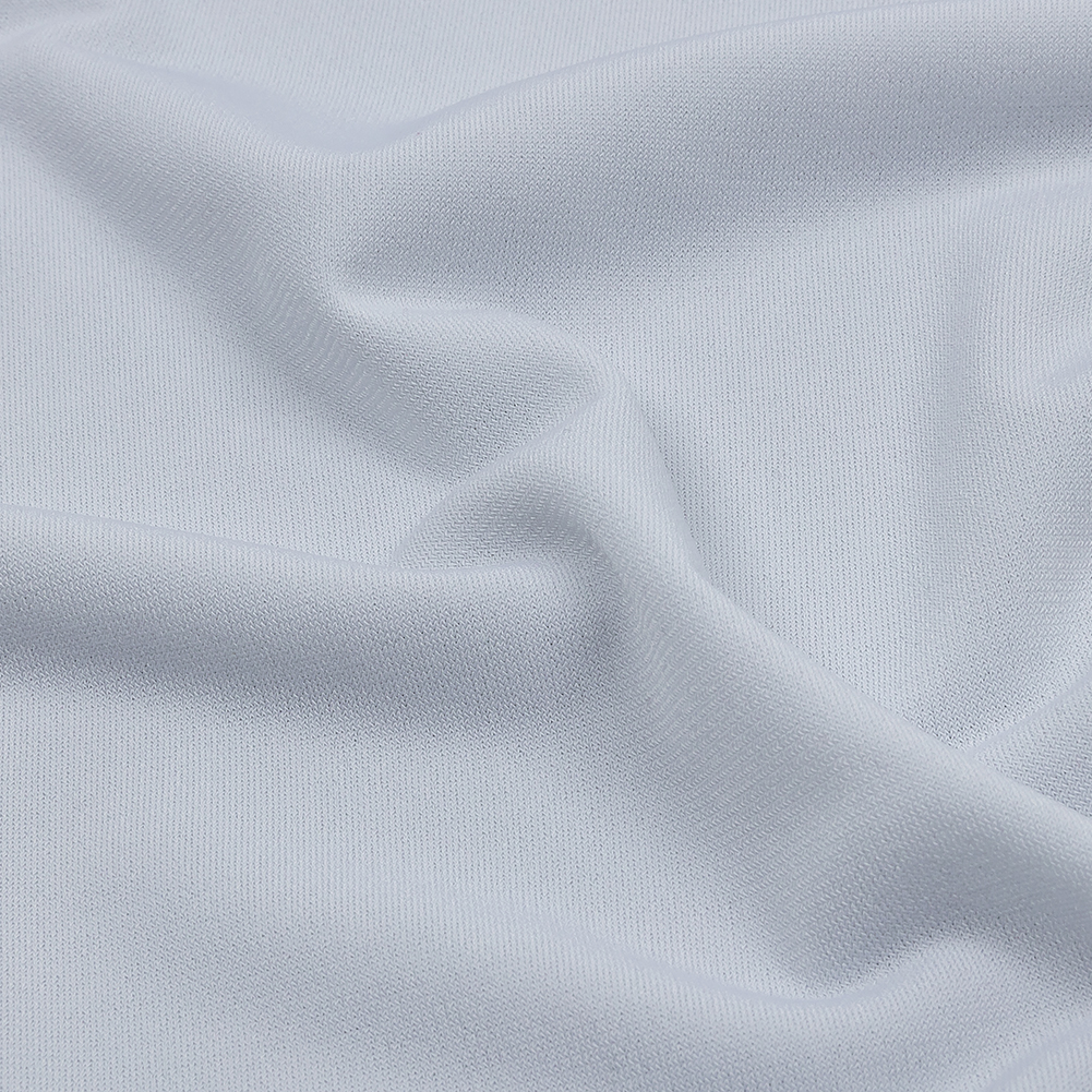 Stretch Polyester ITY Jersey - White - Isadora Collection