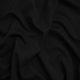 Black Polyester Interlock Knit Black Polyester Interlock Knit