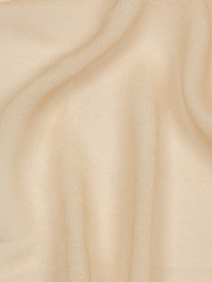 Famous Australian Designer Nude Viscose Georgette Famous Australian Designer Nude Viscose Georgette