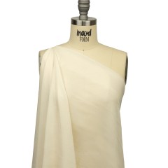 Famous Australian Designer Cream Viscose Georgette Famous Australian Designer Cream Viscose Georgette