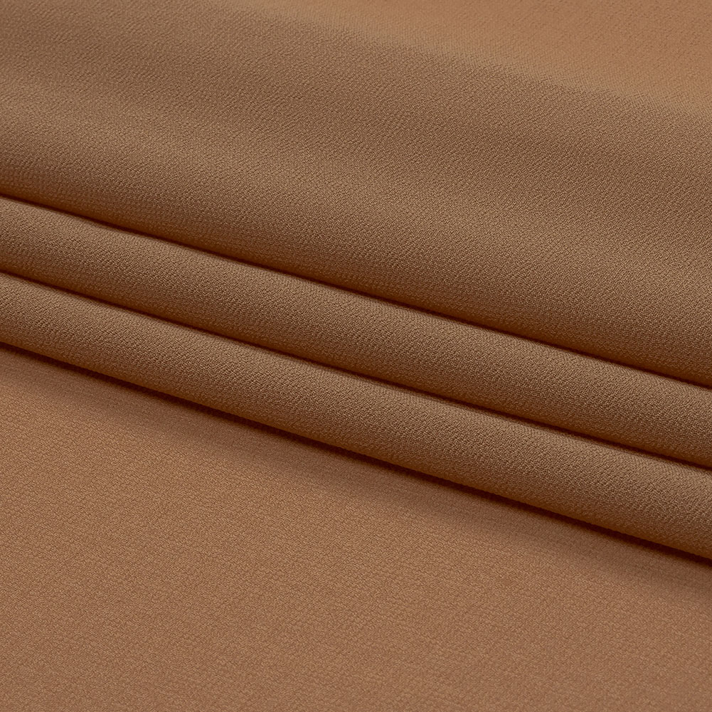 Famous Australian Designer Tan Polyester Georgette Famous Australian Designer Tan Polyester Georgette