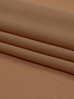 Famous Australian Designer Tan Polyester Georgette Famous Australian Designer Tan Polyester Georgette