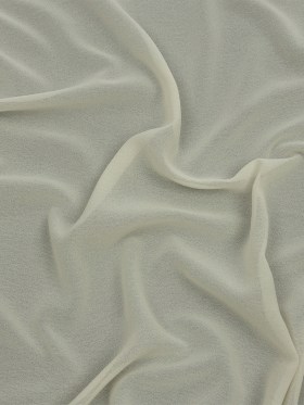 Famous Australian Designer Antique White Polyester Georgette Famous Australian Designer Antique White Polyester Georgette