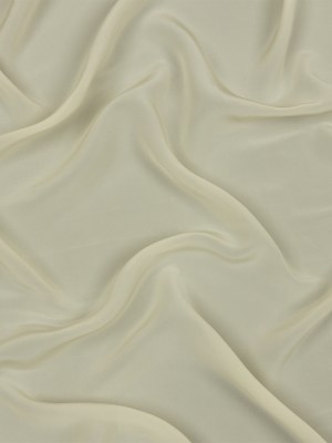 Famous Australian Designer Cream Viscose Crepe de Chine Famous Australian Designer Cream Viscose Crepe de Chine