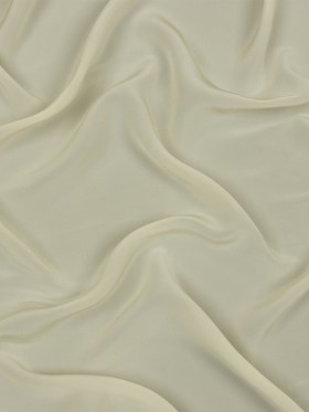 Famous Australian Designer Cream Viscose Crepe de Chine Famous Australian Designer Cream Viscose Crepe de Chine