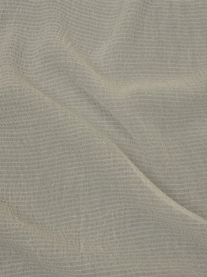 Famous Australian Designer Ivory Shirred Silk and Bamboo Chiffon Famous Australian Designer Ivory Shirred Silk and Bamboo Chiffon