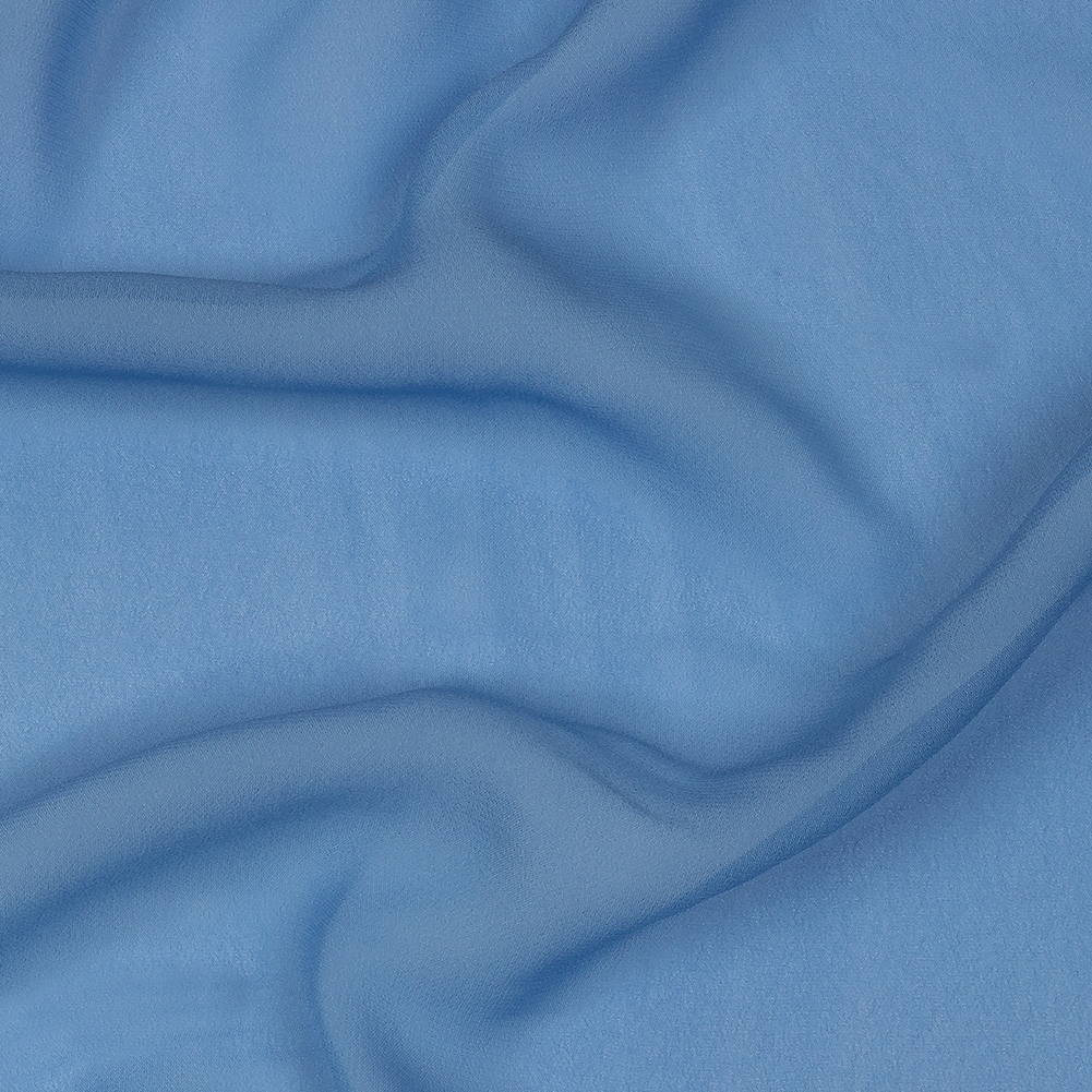 Famous Australian Designer Cornflower Viscose Georgette Famous Australian Designer Cornflower Viscose Georgette