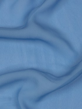 Famous Australian Designer Cornflower Viscose Georgette Famous Australian Designer Cornflower Viscose Georgette