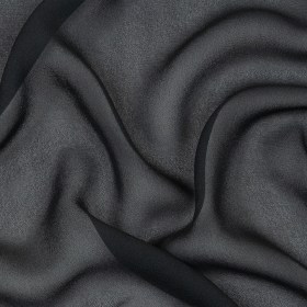 Famous Australian Designer Dark Navy Viscose Georgette Famous Australian Designer Dark Navy Viscose Georgette