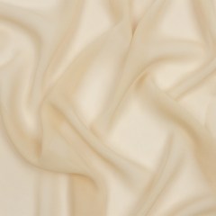 Famous Australian Designer Light Semolina Viscose Georgette Famous Australian Designer Light Semolina Viscose Georgette