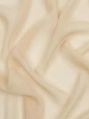 Famous Australian Designer Light Semolina Viscose Georgette Famous Australian Designer Light Semolina Viscose Georgette