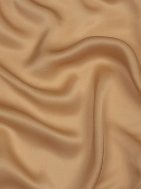 Famous Australian Designer Nude Satin-Faced Silk Chiffon Famous Australian Designer Nude Satin-Faced Silk Chiffon